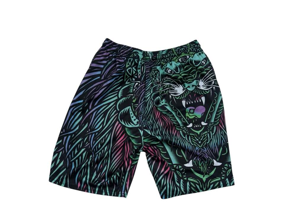 Threyda Chris Dyer "The Beast" Graphic Athletic Shorts Size 30